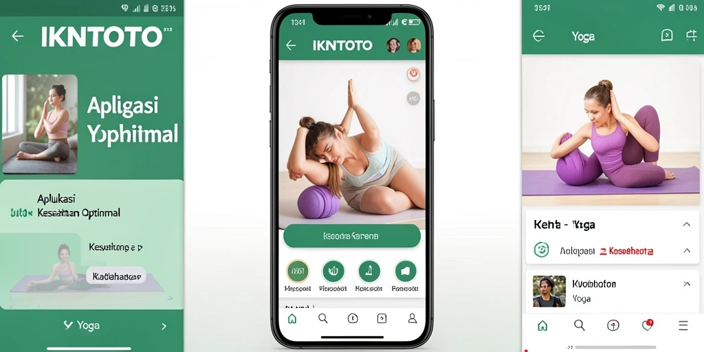 Antarmuka pengguna IKNTOTO yang menarik dan fungsional untuk latihan Yoga.