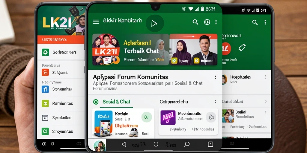 Tampilan antarmuka LK21 yang user-friendly dan intuitif.